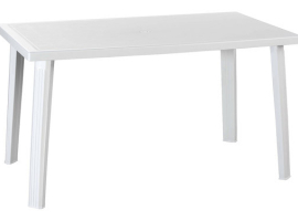 MESA RESINA DOMINGO BLANCO 