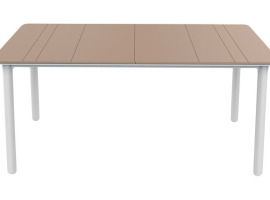 MESA RECTANGULAR NOA ARENA/BLANCO