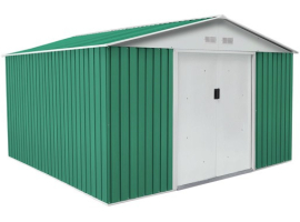 CABANE MÉTALLIQUE VERTE BEDFORD 11,59 M2